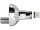Exzenter-Anschluss absperrbar 3/4" x 3/4" chrom ±17mm L=100mm mit RV, per Stk.