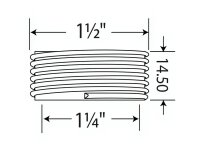 Reduzierring 6/4"Ag x 5/4"Ig