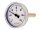 Bimetallzeigerthermometer Typ 2 Ø80mm 1/2" Länge 150mm mit Messingtauchhülse