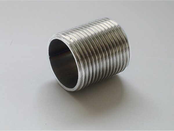 Gewindenippel Edelstahl 1/4" x 18mm