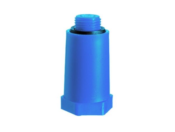 Baustopfen leicht 1/2" blau