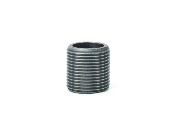 Einfacher Nippel 1/2"x 25mm TG schwarz