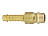 Druckluftstecker Messing mit Schlauchtülle 9mm