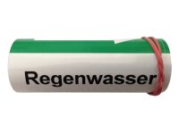 Klebebezeichnungsband Regenwasser Farbe grün DIN2404...