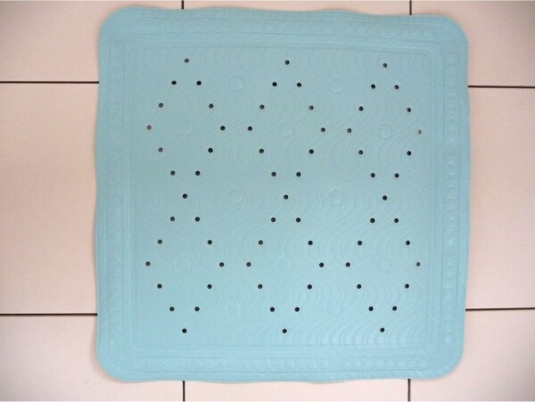 Duscheinlage ca. 55x55 cm Sinuswelle Farbe: mint