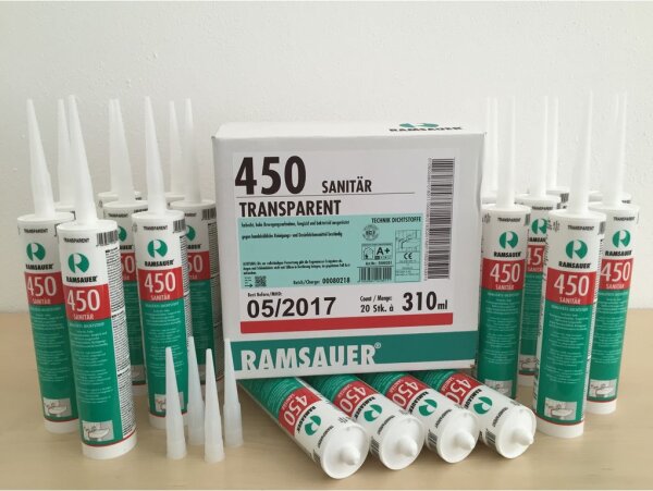 Ramsauer Silikon Sanitär 450 20 Stk. sortiert