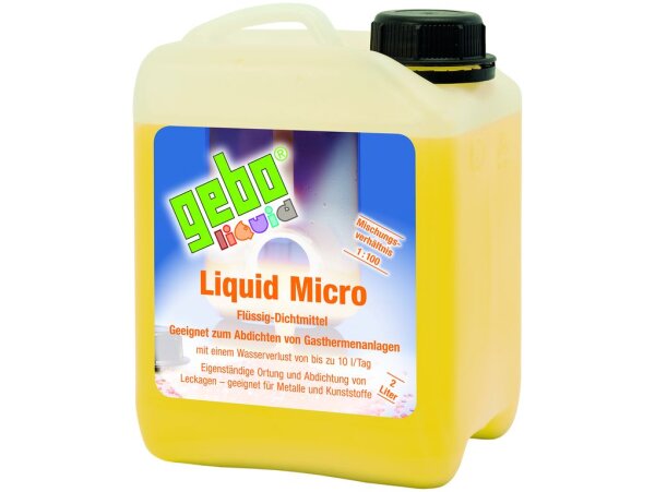 Gebo-Liquid Micro 2L Kanister bis 10L Wasserverlust am Tag