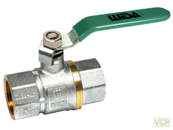 Trinkwasser Kugelhahn 1" PN 10 mit Stoffbuchse bis +65°C