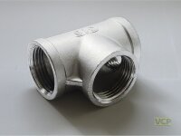 T-Stück Edelstahl 3"