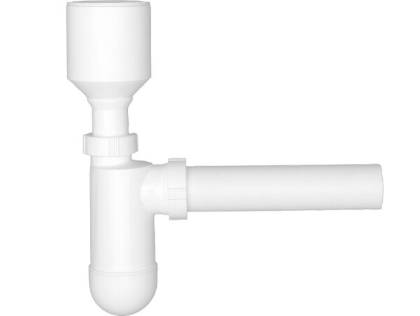 Flaschen-Sifon für Urinal 50x40 weiß