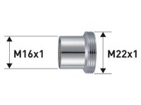 Übergangsstück M16x1 Ig x M22x1 Ag