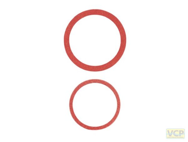 Fiberdichtung 17 x 24 x 1,5 mm für 3/4" ÜM, S-Anschluss (Dackelfüße)