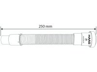 HT-Anschlussschlauch DN50 flexibel Muffe DN50 Spitzende...